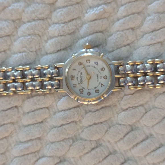 Geneva Accessories - Vintage Geneva Gold & Silver Colored Watch